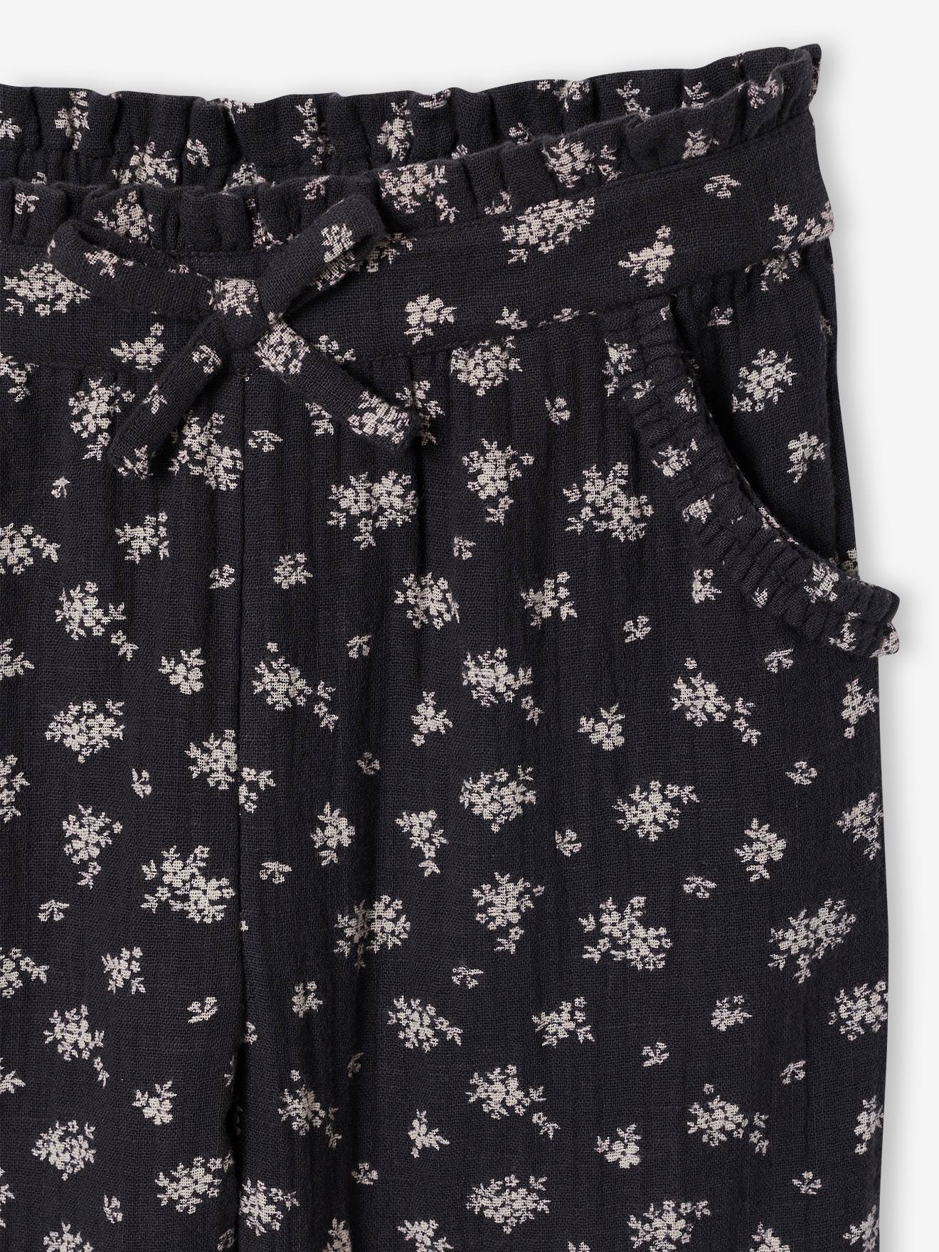 Pantacourt Fille Lola Espeleta, Noir/gris Anthracite, Taille 14 Ans, Neuf