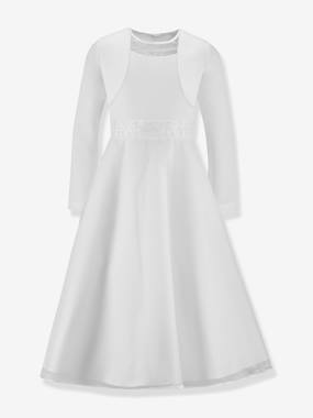 Happy Girls communion dress with pearls & bolero for girl  - vertbaudet enfant
