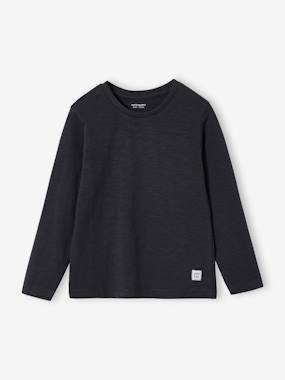Garçon-T-shirt, polo, sous-pull-T-shirt garçon unis manches longues personnalisable