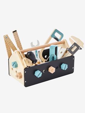 Jouet-Jeux d'imitation-Maison, bricolage et métiers-Boîte à outils du bricoleur en bois FSC®