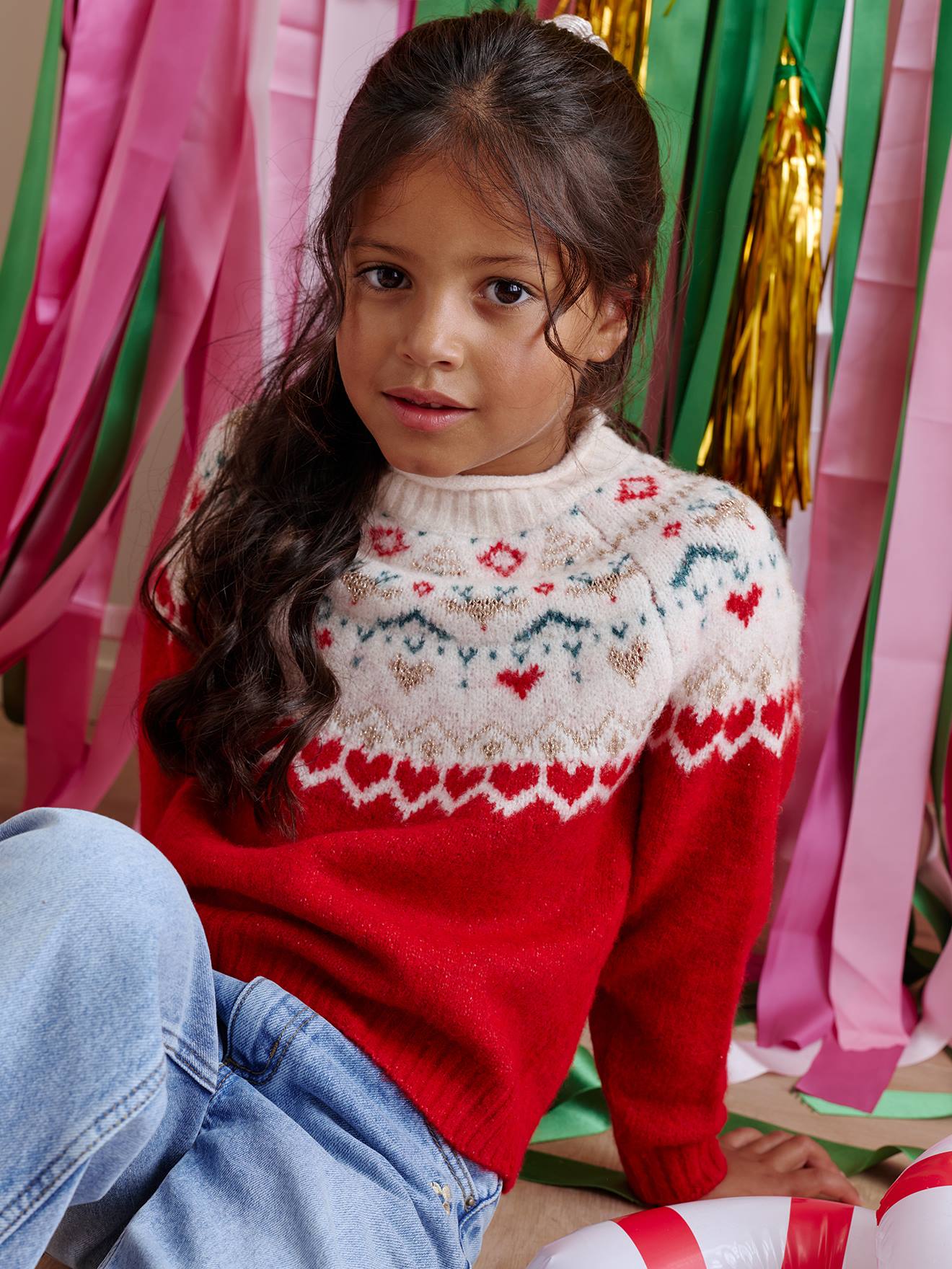 Pull de noël - Rouge - Bébé - 10.00