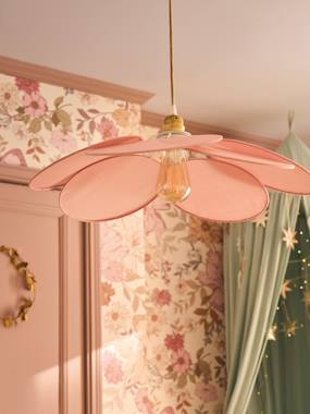 -Fabric Petals Hanging Lampshade