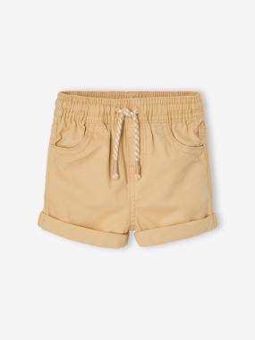 Bébé-Short-Short bébé garçon en toile taille élastiquée