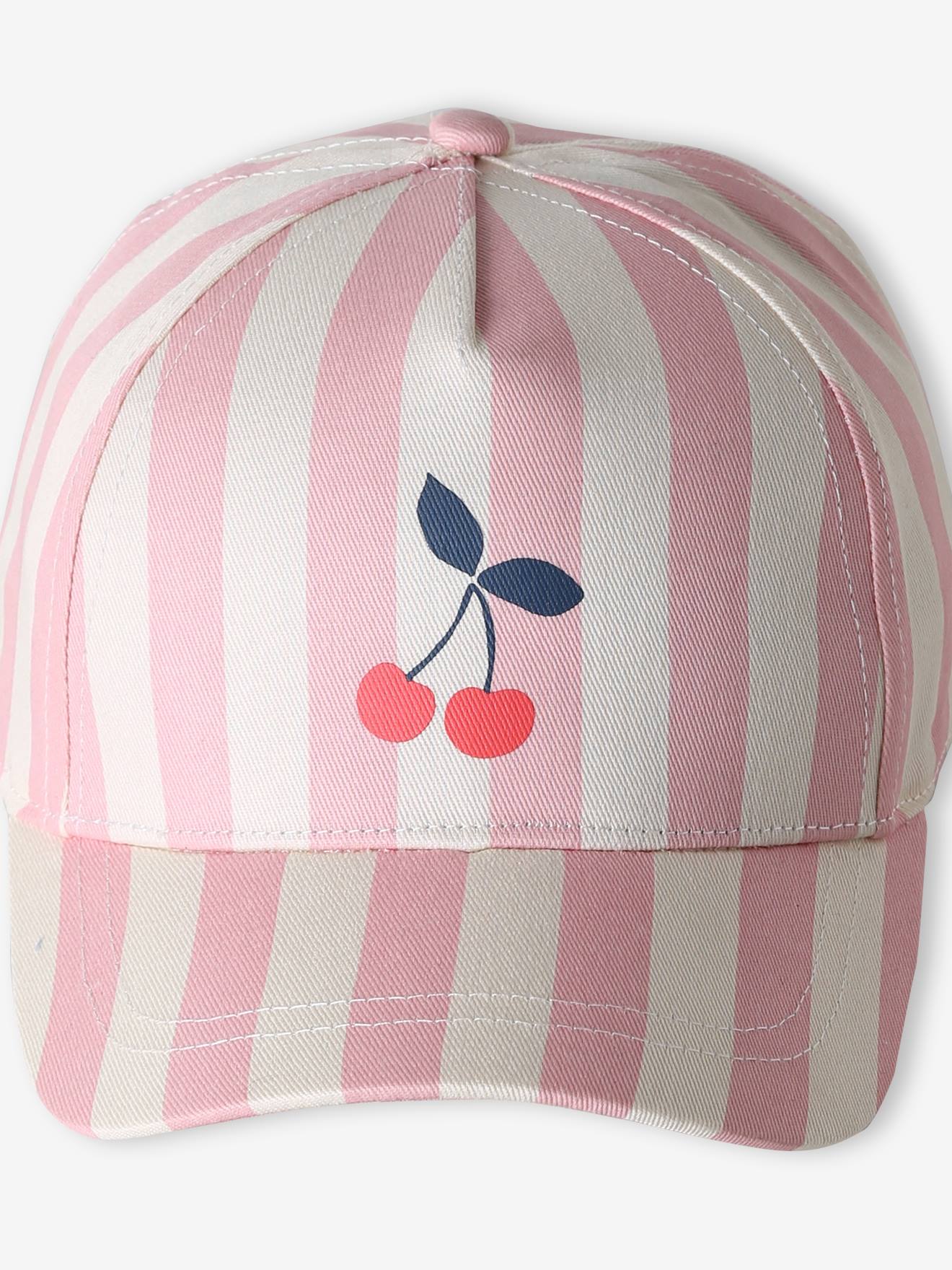 Fashion Pink Patterned Cap with Stripe (E) 2025 Australian Open Multi Pink Casual Classic Adjustable  main image 2
