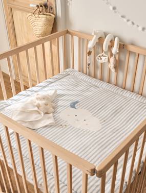 -Cotton Muslin Blanket / Play Mat, IN THE CLOUDS