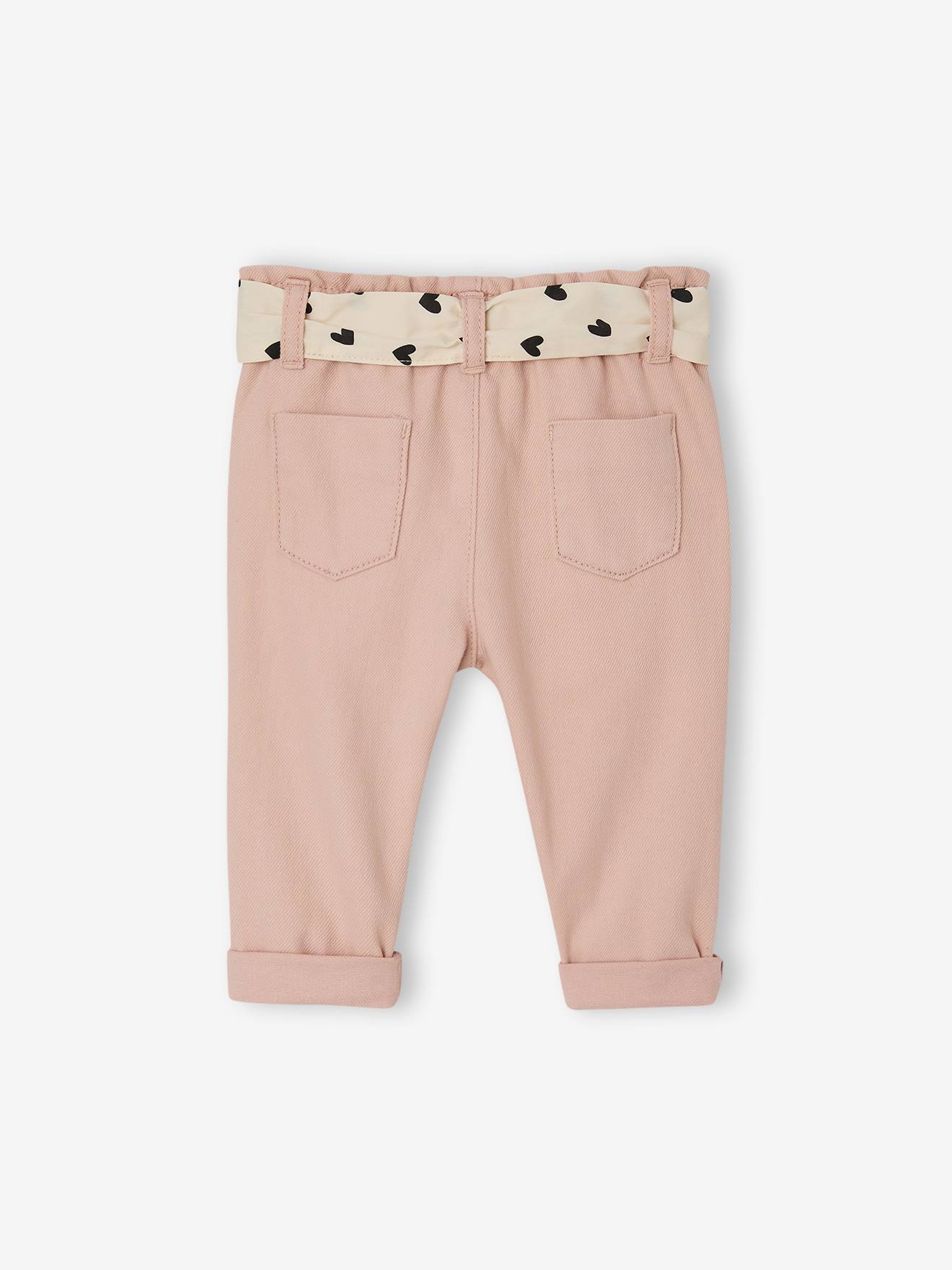 ANDWANG （Baby office belt short pants） paperbag-trousers-with-belt-
