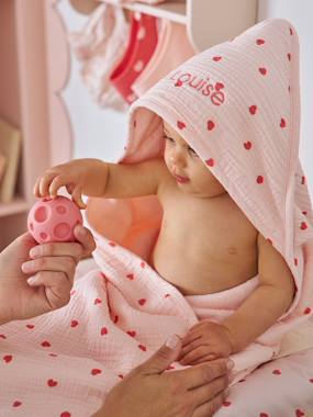 -Bath cape + wash mitt MY HEART