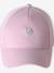Casquette enfant fille coeur brodé bleu pâle+rose pâle+vert d'eau - vertbaudet enfant 