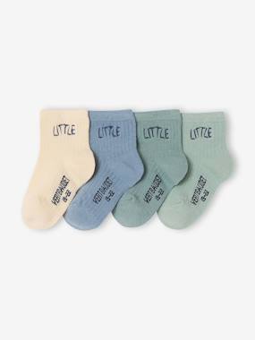 -Lot de 4 paires de chaussettes "little" bébé