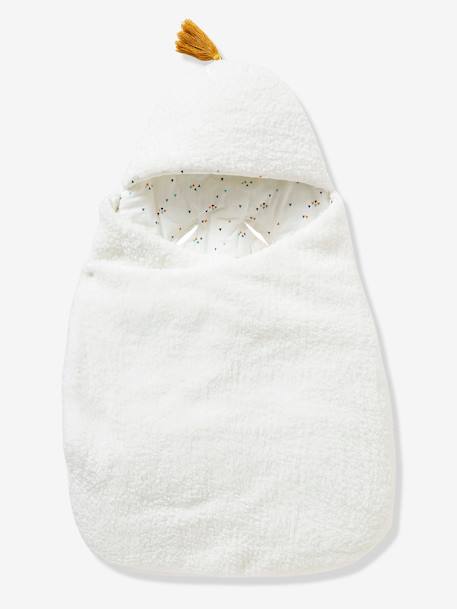 Baby Nest In Faux Fur Laponie White Baby