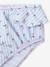 3-piece striped swimsuit light blue - vertbaudet enfant 