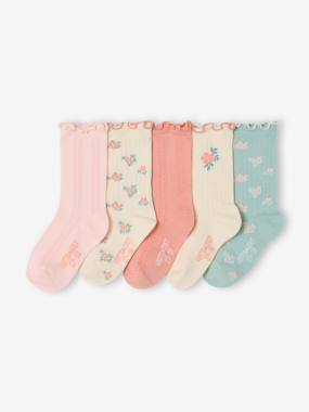 -Lot 5 chaussettes fille 