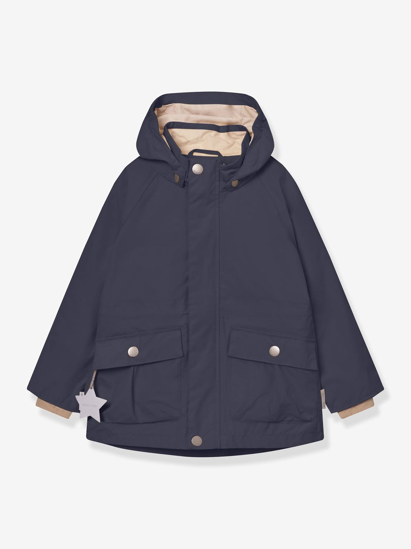 MATALLURE Mid-Season Parka for Girls, MINI A TURE - deep blue, Girls