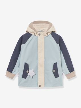 Lined hooded jacket for babies MATWALLY MINI A TURE  - vertbaudet enfant