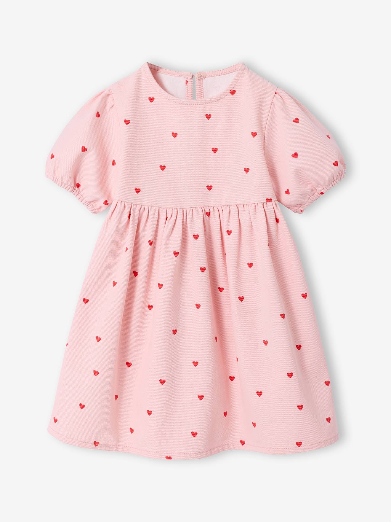 girls pink denim dress Tfken Summer Dresses For Girls Lapel Neck Sleeveless Button Denim Dresses  With Belt Trendy Daily Wear Toddler Soft Clothes Brown Size 5-6 Years