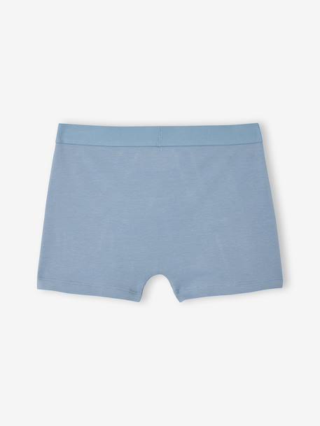 Pack of 5 shark print boxers for boys grey blue - vertbaudet enfant 