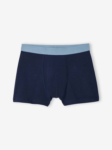 Pack of 5 shark print boxers for boys grey blue - vertbaudet enfant 