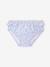 3-piece striped swimsuit light blue - vertbaudet enfant 