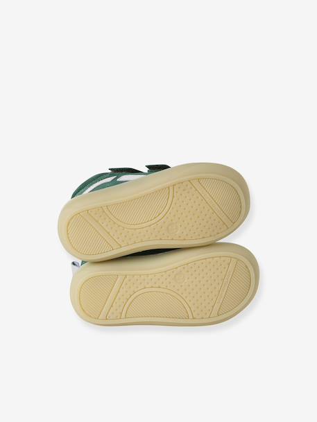 Chaussures premiers pas bébé velcro beige+bleu+bleu électrique+bleu océan+chocolat+lot beige+lot marron+lot vert+marron+ocre+vert+vert sauge - vertbaudet enfant 