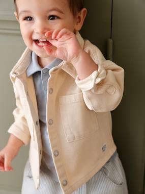 Shirt with Press Studs for Babies  - vertbaudet enfant