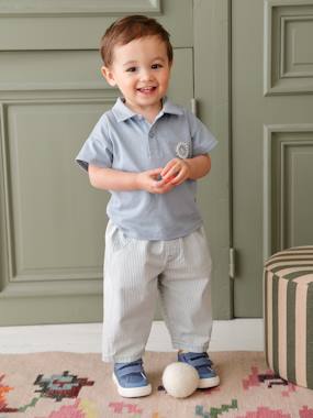 Boys' polo shirt and trouser set  - vertbaudet enfant
