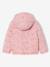 Reversible Lightweight Jacket for Girls anthracite+pale pink - vertbaudet enfant 