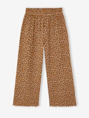 Legging fille en maille côtelé  - vertbaudet enfant