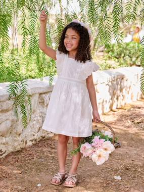 -Frilly skater dress