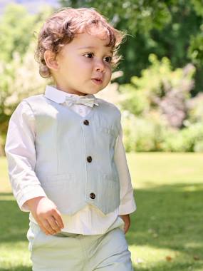 Set: shirt, cardigan and bow tie for babies  - vertbaudet enfant