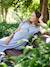 Long maternity and nursing dress striped blue - vertbaudet enfant 