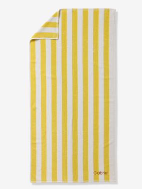 -Striped Bath Towel with Recycled Cotton, Transat