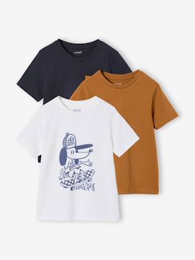-Lot 3 T-shirts manches courtes