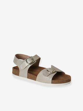 Chaussures-Sandales enfant cuir à doubles boucles