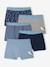Pack of 5 shark print boxers for boys grey blue - vertbaudet enfant 