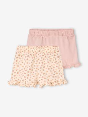 Pack of 2 frilly shorts  - vertbaudet enfant