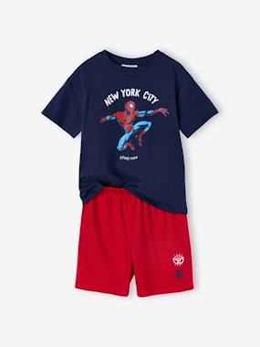 T-Shirt Spiderman Manches Courtes Garçon Rouge 6 Ans - 100% Coton Confortable