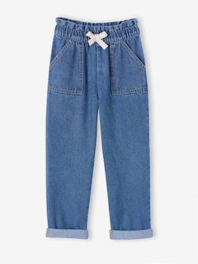 Pantalon Chino Fille Coton Gris Deniem Co – Taille 8-9 Ans, Confortable Et Pratique