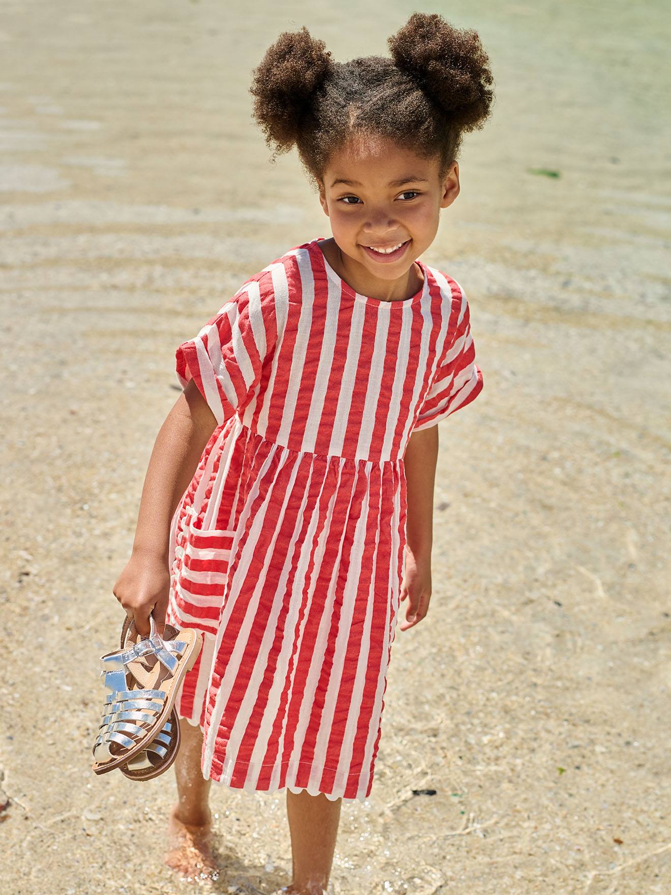 red seersucker dress Off-the-shoulder gingham cotton-seersucker midi dress - red