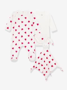 Newborn set with a cotton heart by PETIT BATEAU  - vertbaudet enfant