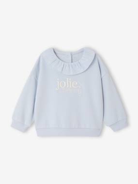 Girl's ruffled sweatshirt  - vertbaudet enfant