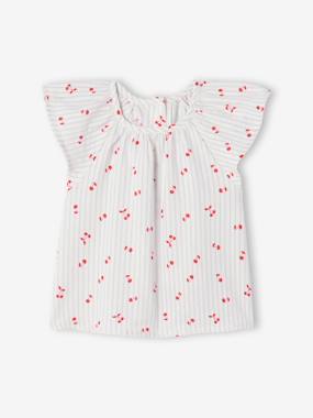 Girl's short-sleeved blouse  - vertbaudet enfant