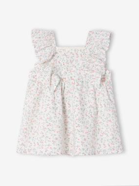 Baby dress with frill print  - vertbaudet enfant