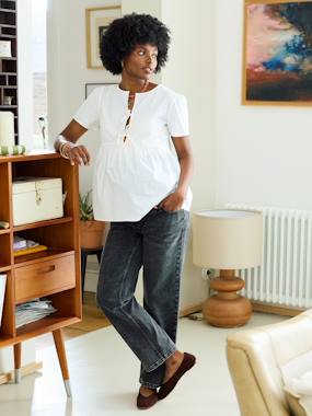 Vêtements de grossesse-Chemisier allaitement grossesse