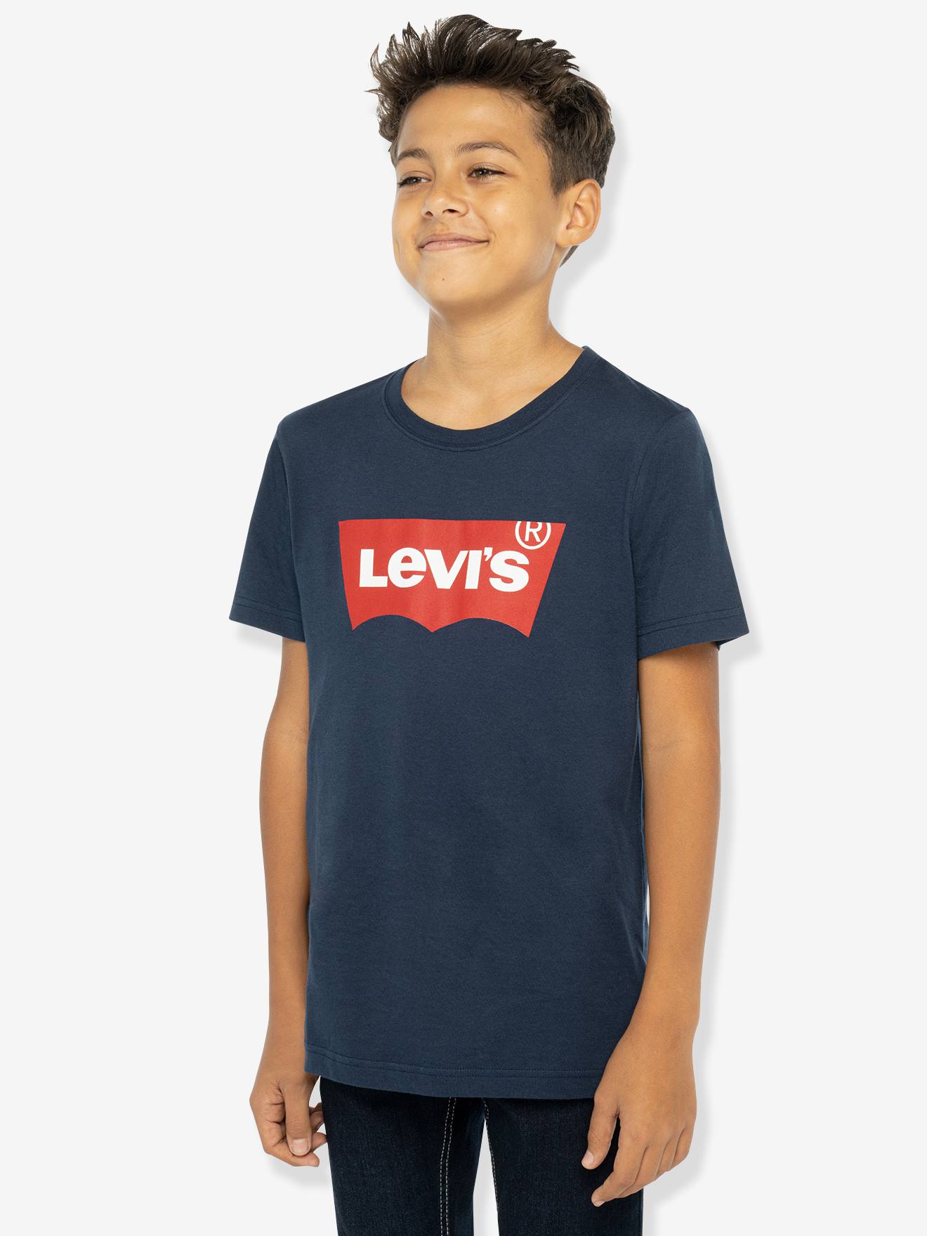 T-shirt met lange mouwen marineblauw Levi's Kids | La Redoute T-shirt met lange mouwen marineblauw Levi's Kids | La Redoute