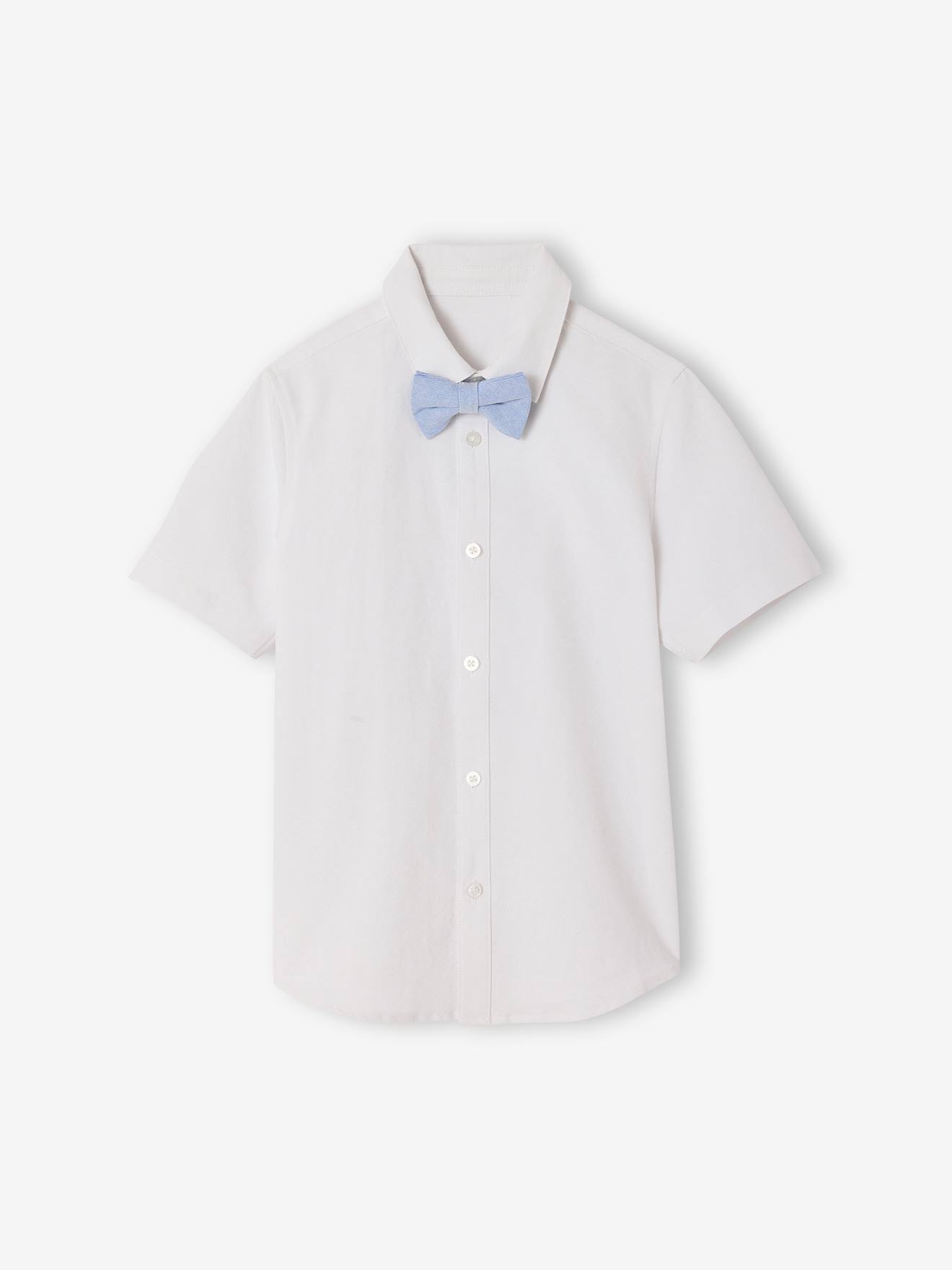 short sleeve dress shirt with bow tie Tuxedo Short Sleeve T-shirt Classy Tux with Red Plaid Bow Tie