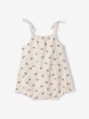 Baby girl playsuit in organic cotton  - vertbaudet enfant