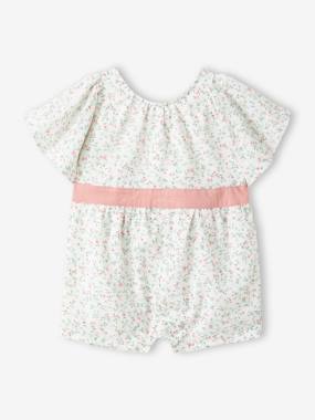 -Floral playsuit for baby girls
