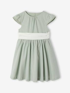 Party skater dress with bow  - vertbaudet enfant