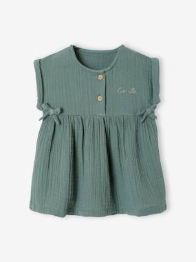 Baby-Dress in Cotton Gauze for Babies