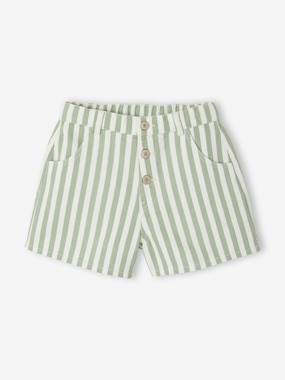 -Girl's twill shorts